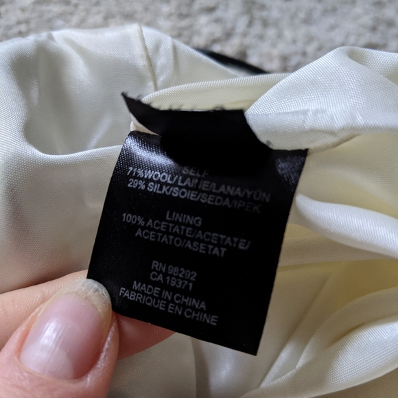 Black and white patterned Tibi mini skirt size 2 - Picture 4 of 5